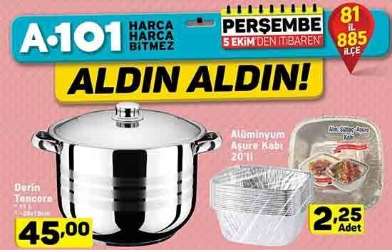 Aşure Tenceresi 5 Ekim A101