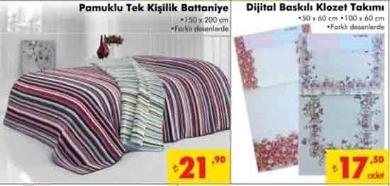 Battaniye, Klozet Takımı