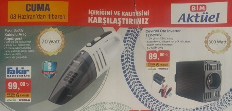 Bim 12 Haziran 2018 İndirimli Ürünler Kataloğu