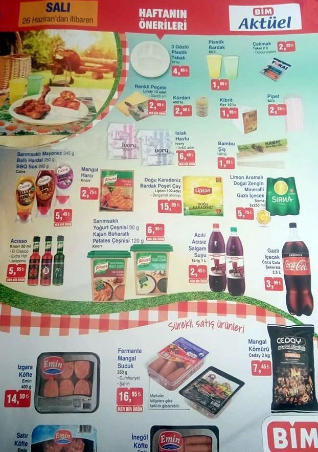 BİM 22 HAZİRAN 2018 AKTÜEL KATALOĞU