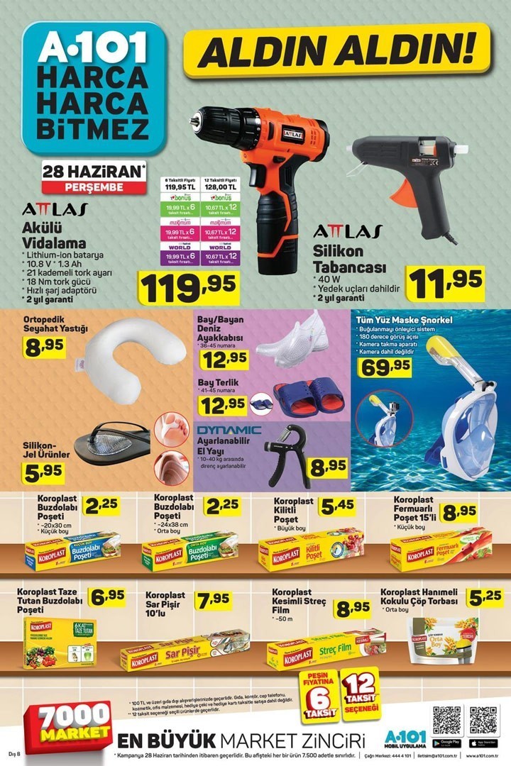 A101 30 Haziran 2018 Aktüel Ürünler Kataloğu