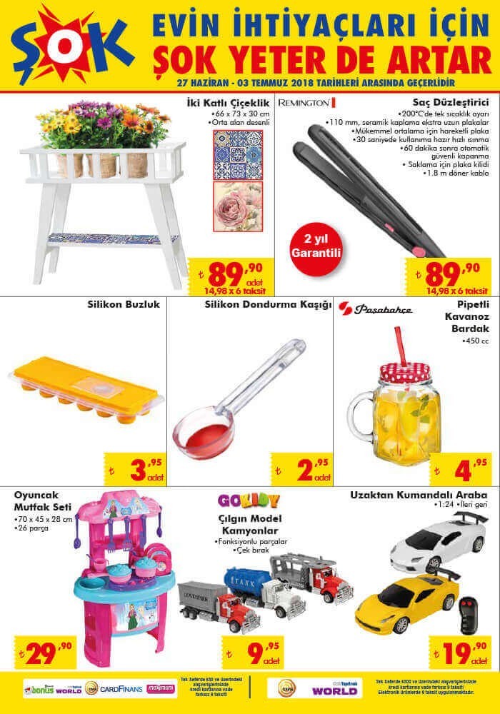 Şok 4 Temmuz 2018 Aktüel Ürünler Kataloğu Yayınlandı