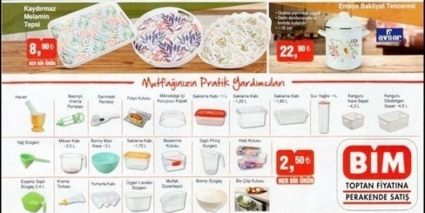 Bim 9Temmuz Aktüel Ürünler Kataloğu 