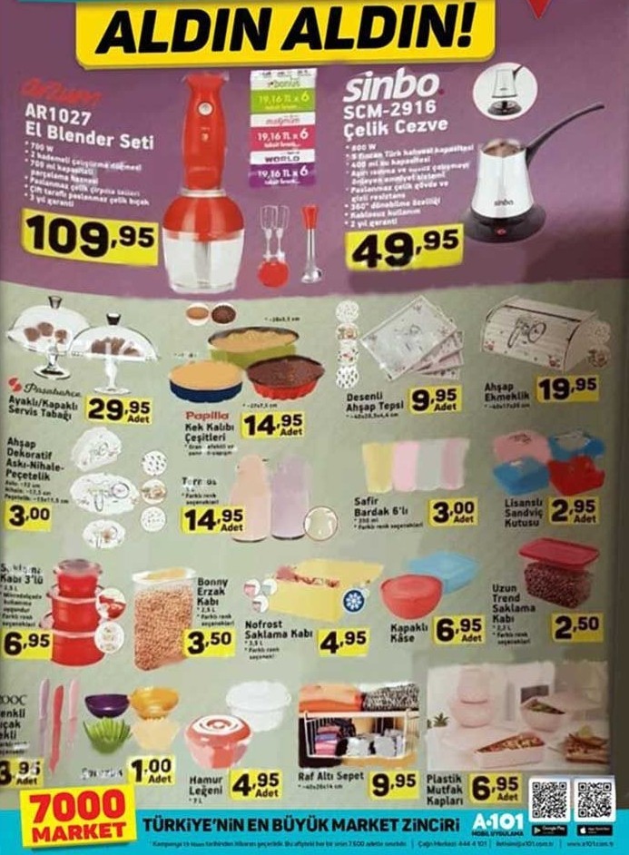 A101 5 Ağustos Aktüel İndirim Kataloğları