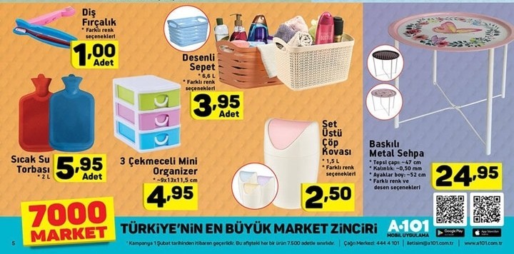 A101 5 Ağustos Aktüel İndirim Kataloğları