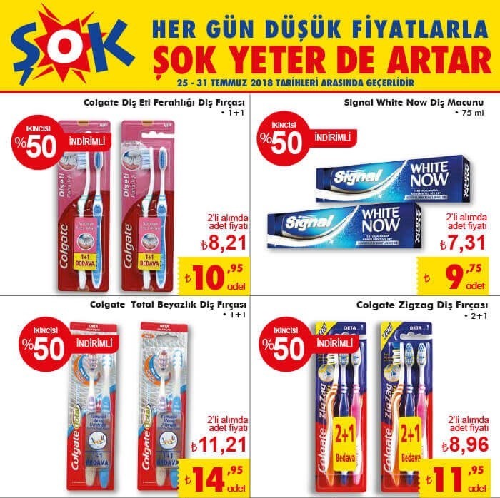 A101, Bim, Şok 3 Ağustos  Market  İndirimleri