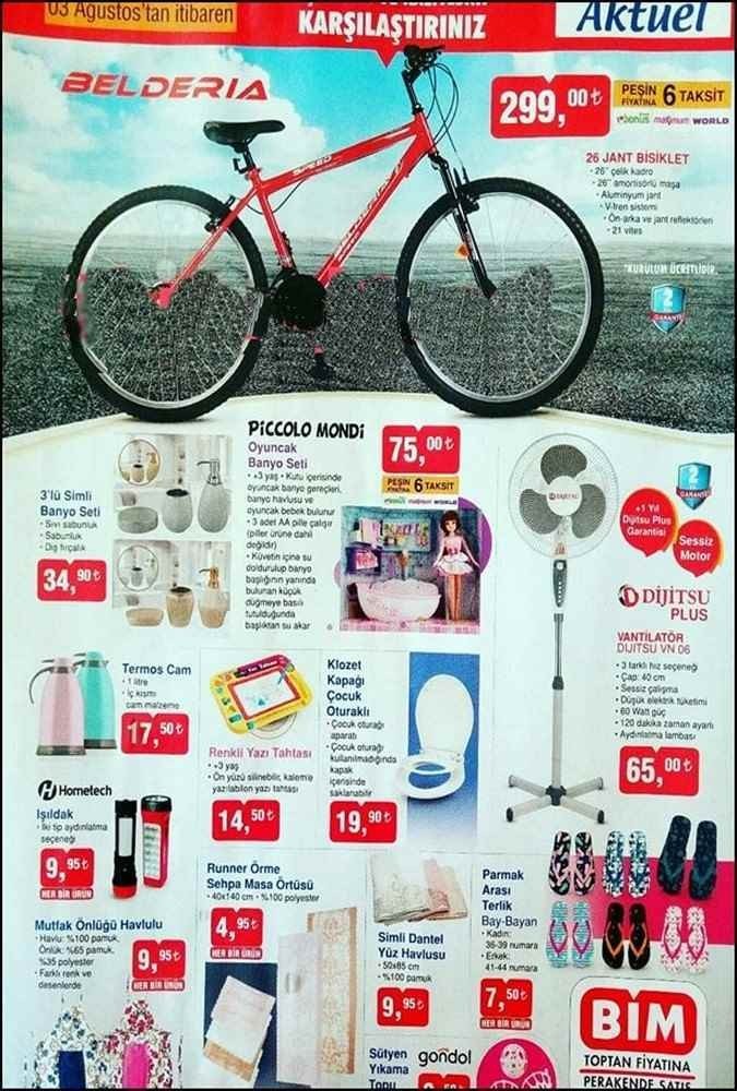 A101, Bim, Şok 3 Ağustos  Market  İndirimleri