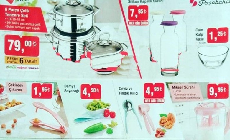 A101, Bim, Şok 3 Ağustos  Market  İndirimleri