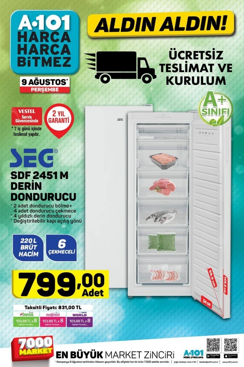 A101   Market Aktüel İndirimleri Kataloğu