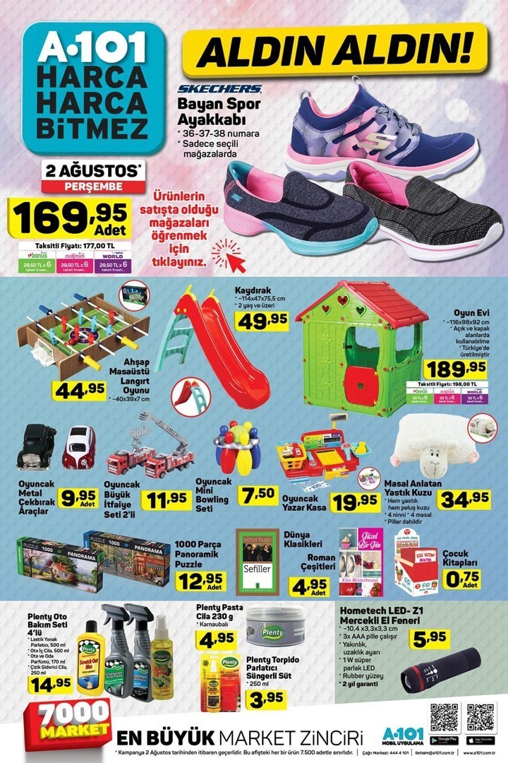 A101   Market Aktüel İndirimleri Kataloğu