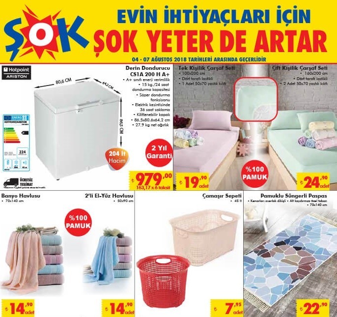 Şok Market 7 Ağustos Aktüel İndirimleri