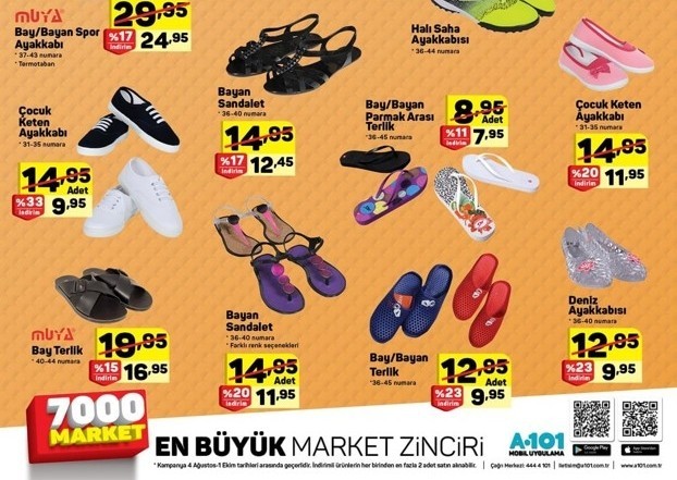 A101 17 Ağustos 2018 Akteül İndirimleri