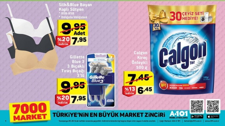 A101 Hafta Sonu İndirimleri