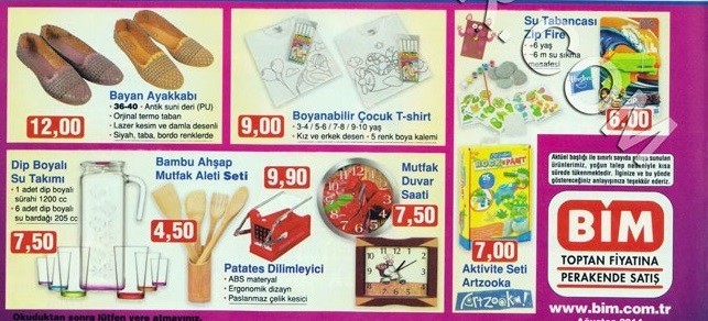 Bim Ağustos Ayı İnidirmleri