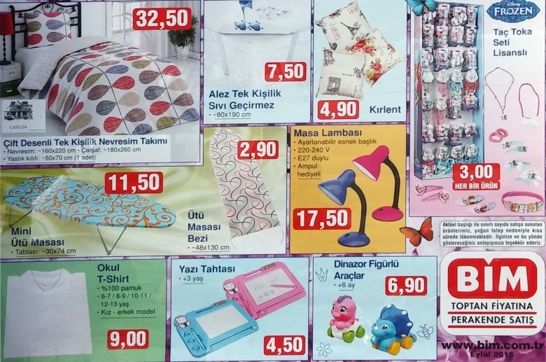 Bim Ağustos Ayı İnidirmleri