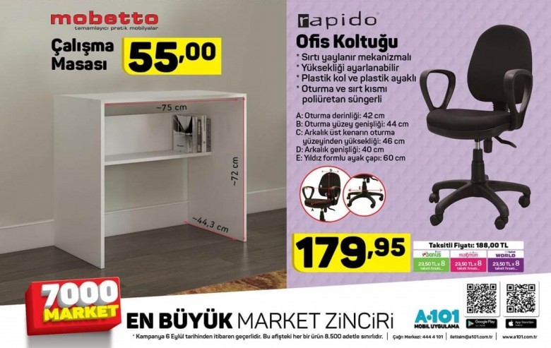 A101 6 Eylül 2018 Aktüel İndirimleri