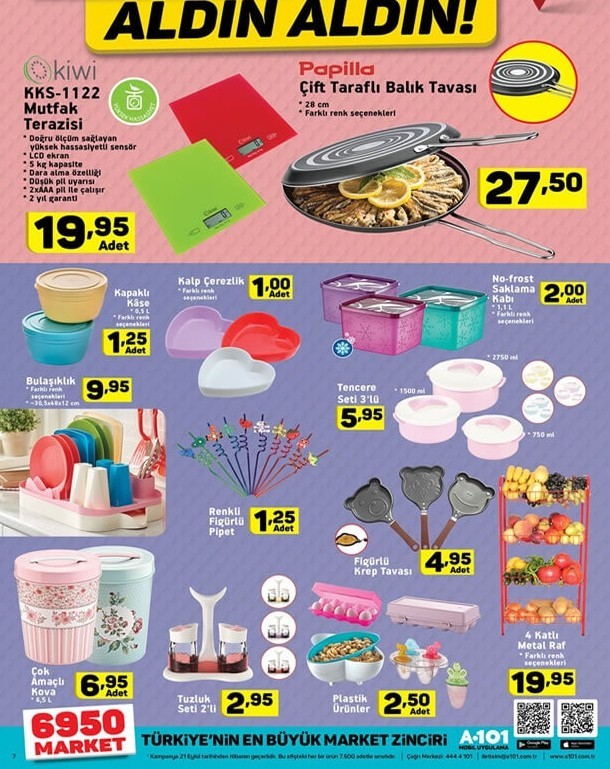 A101 Hafta Sonu Güncel İndirimleri