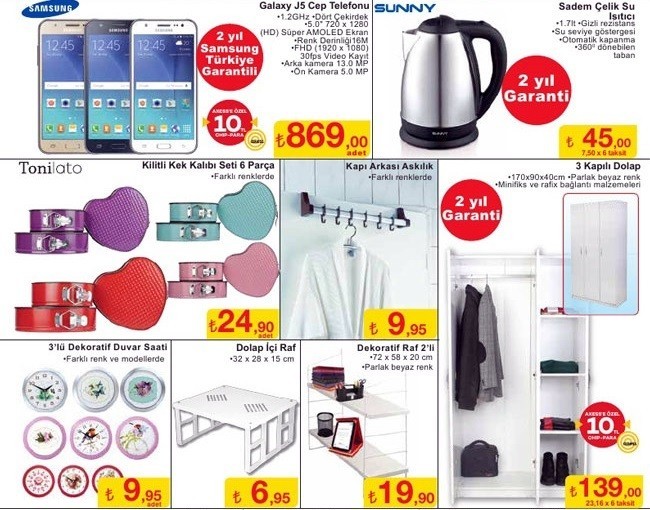 Şok Market Aktüel indirimleri