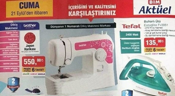 Bim 22 Eylül Aktüel İndirimleri