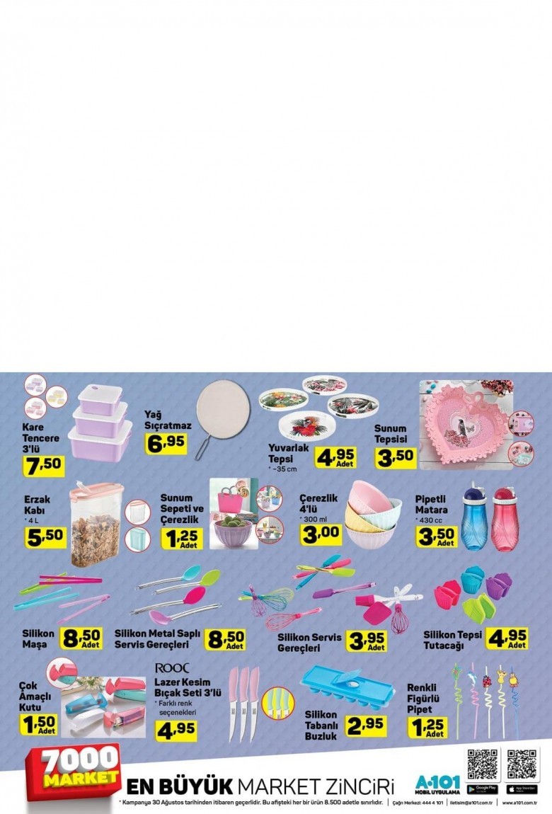 A101 28 Eylül Aktüel indirimleri