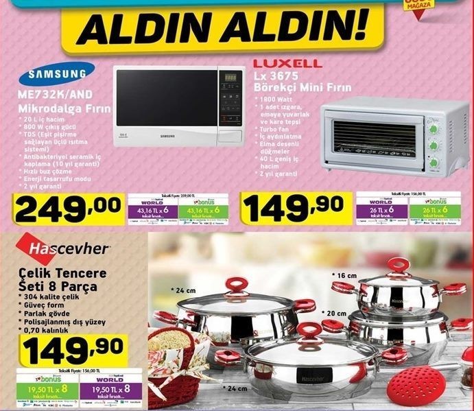 A101 28 Eylül Aktüel indirimleri