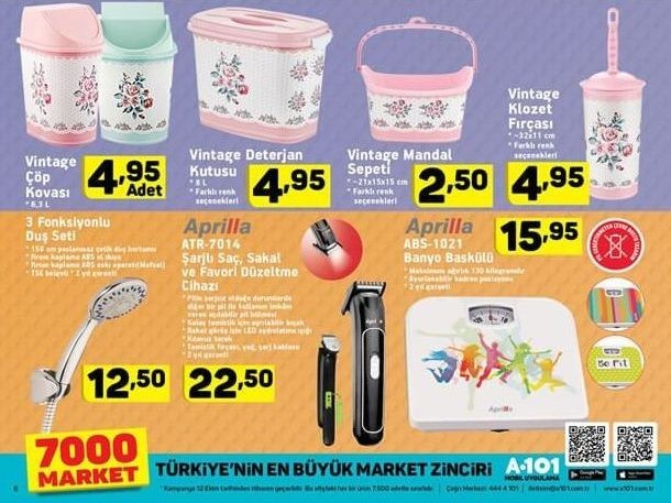 A101 3 Ekim Aktüel indirmleri