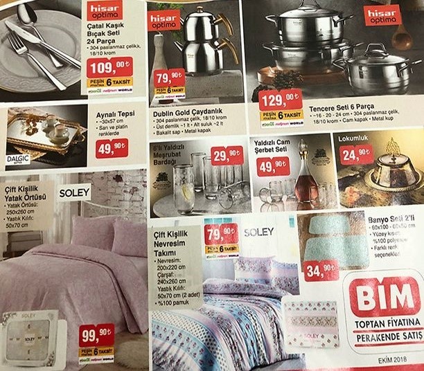 BİM 9 Ekim 2018 Aktüel Kataloğu -