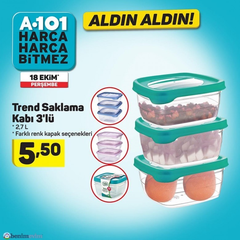 A101 25 Ekim 2018 İndirimli Fırsat Ürünleri