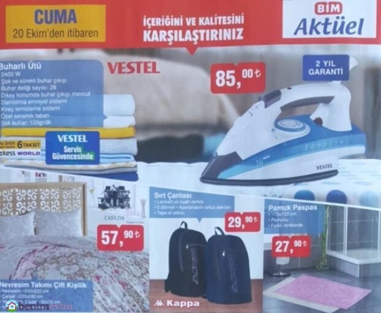 Bim 20 Ekim 2018 Aktüel İndirimli Ürünler Kataloğu