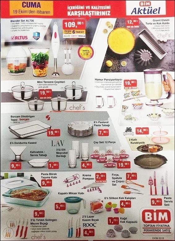 Bim Hafta Sonu İndirimli Ürünler Kataloğu1