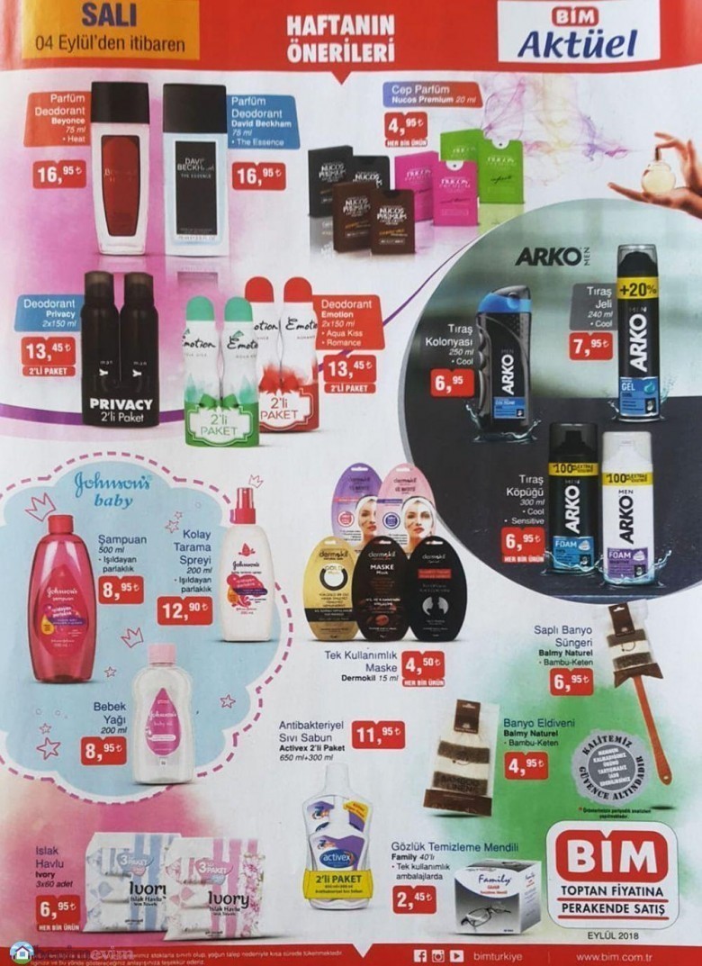 Bim Hafta Sonu İndirimli Ürünler Kataloğu1
