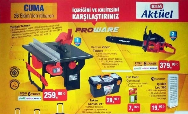 BİM 30 Ekim 2018 Aktüel Ürünler Kataloğu