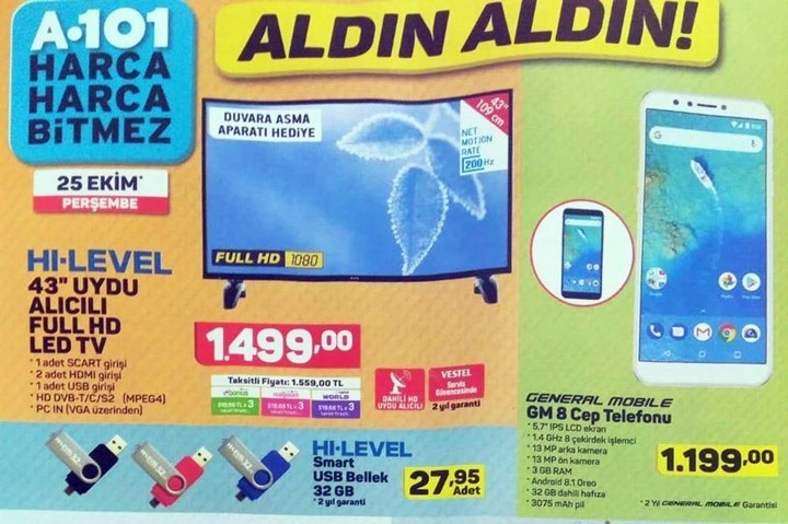 A101 Hafta Sonu  Aktüel İndirimli Ürünler Kataloğu