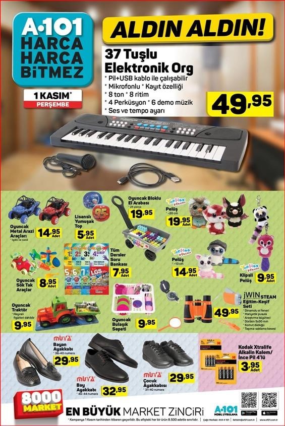 A101 8 Kasım 2018 Aktüel Ürünler Kataloğu
