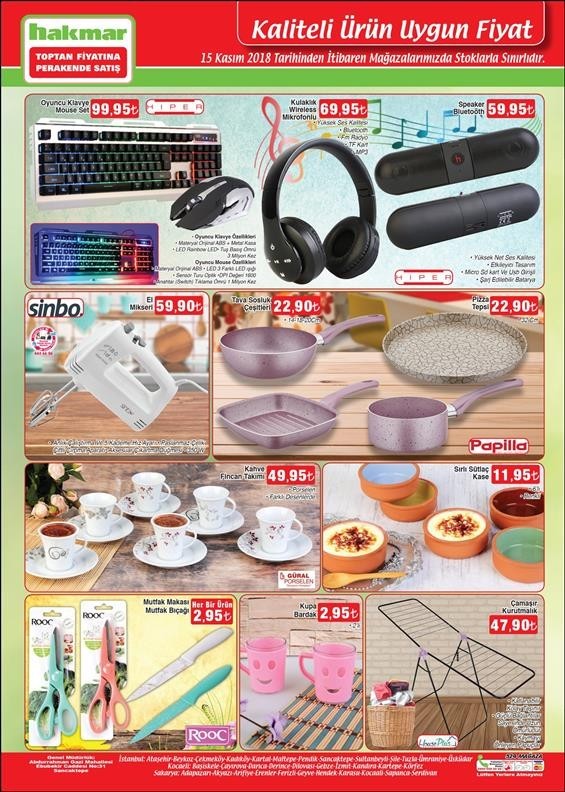 A101 15 Kasım 2018 İndirimli Fırsat Broşürü