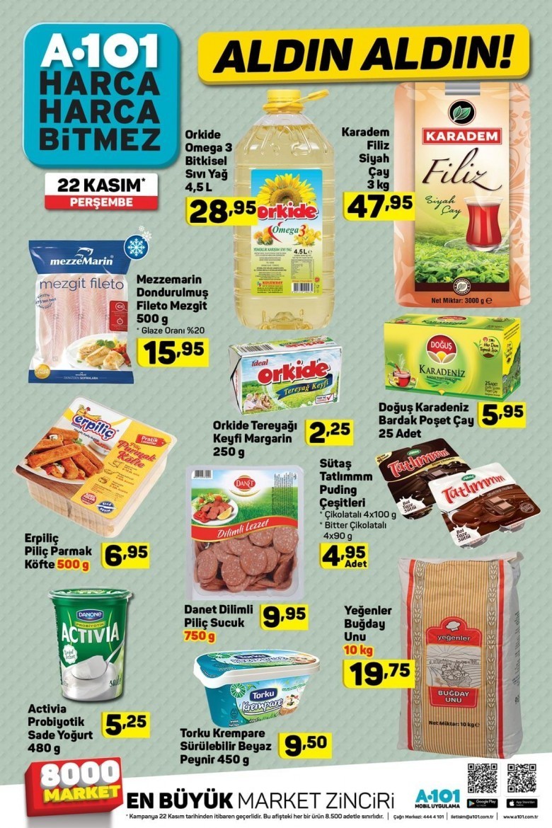 A101 Hafta Sonu İndirimleri