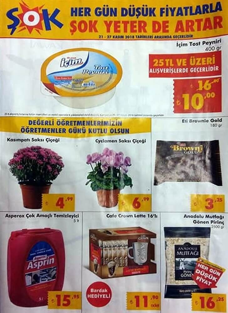 Şok Market - Hakmar Market 27 Kasım 2018 Aktüel Ürünleri Kataloğu