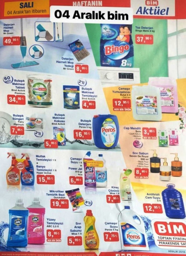 Bim 7 Aralık 2018 Aktüel Ürünler Kataloğu