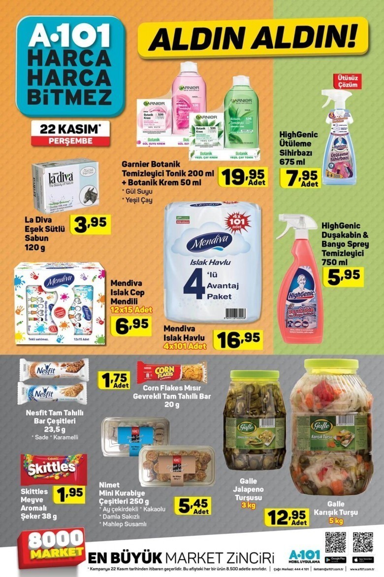 A101 Kasım  Ayı İndirimleri 