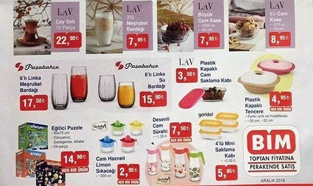 BİM YENİ 14 Aralık 2018 Aktüel Kataloğu