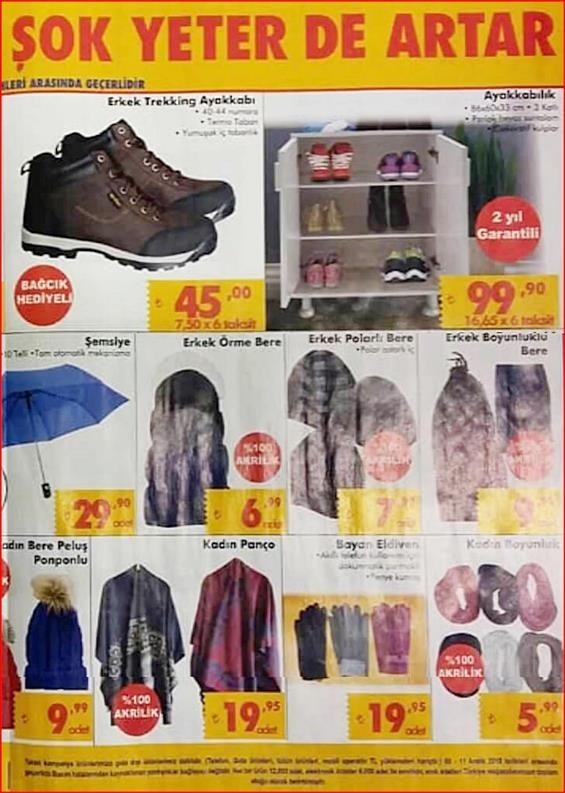 Şok Hafta Sonu İndirimli Aktüel Ürünler Kataloğu