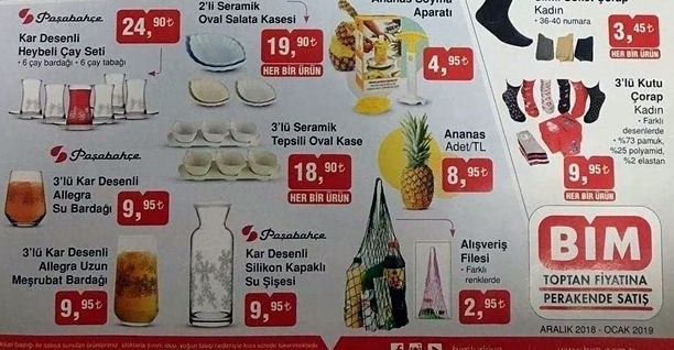 Bim 28 Aralık 2018 Aktüel Ürünler
