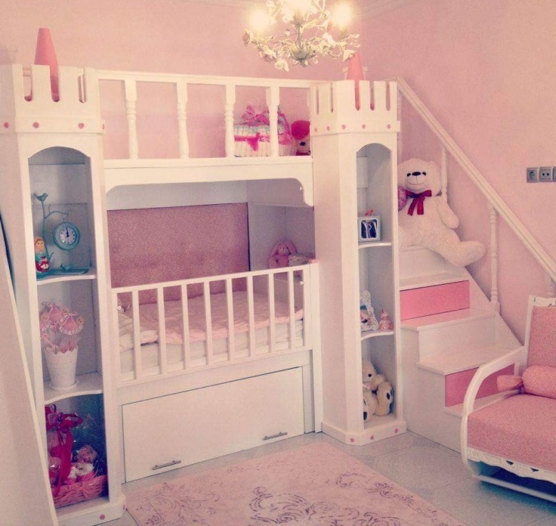 Esra hanımın ufak kızı için yaptırdığı odası - The room that Esra made for her little girl.