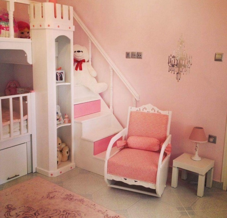 Esra hanımın ufak kızı için yaptırdığı odası - The room that Esra made for her little girl.