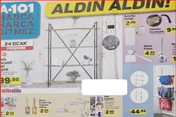 A101 20-26 Ocak 2019 İndirimli Aktüel Ürünler Kataloğu