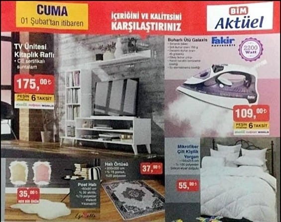 Bim 1 Şubat 2019 Aktüel Ürünler Kataloğu