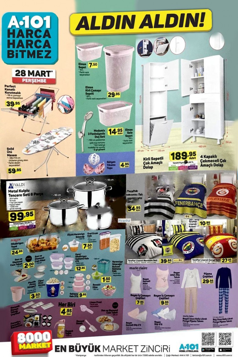 A101 Hafta Sonu Aktüel İndirim Kataloğları