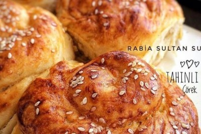 Tahinli Puf Çörek