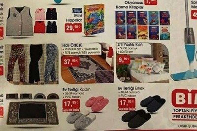 Bim 24-31 Ocak Aktüel İndirimli Ürünler kataloğu