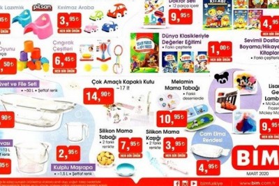 Bim 6 Mart 2020 de Kaçırılmayacak Yeni Aktüel indirimli Ürünler Kataloğu
